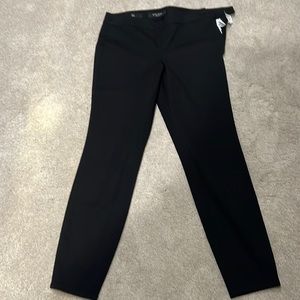 NWT black straight leg pants